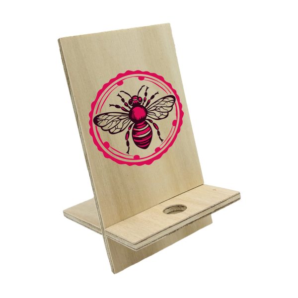 Support de téléphone en bois — "POSEY"