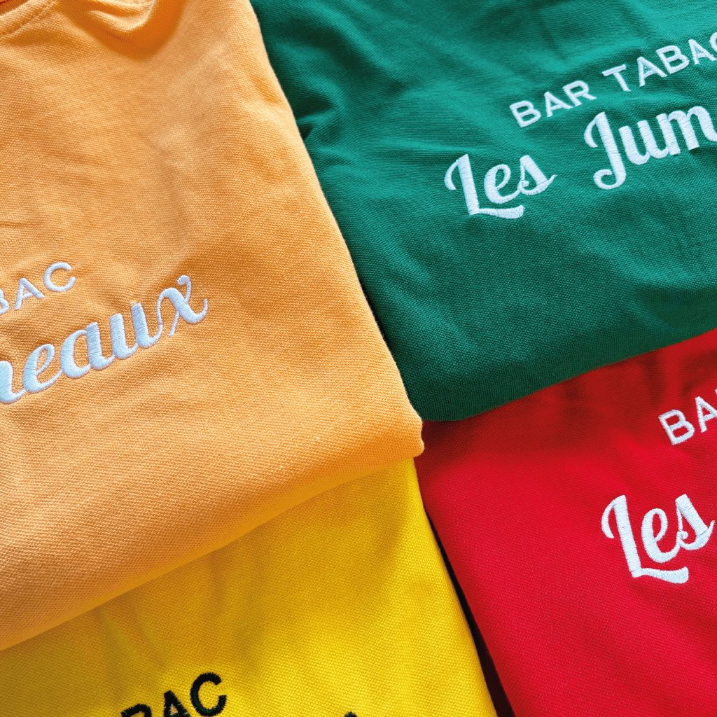 Les Jumeaux, un projet aux goodies textiles brodés pour une communication au top !